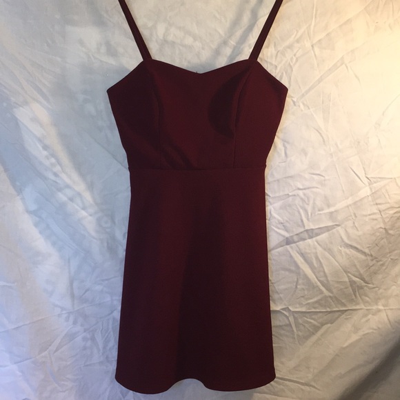 Fit and Flare Red Mini Dress - Picture 1 of 2
